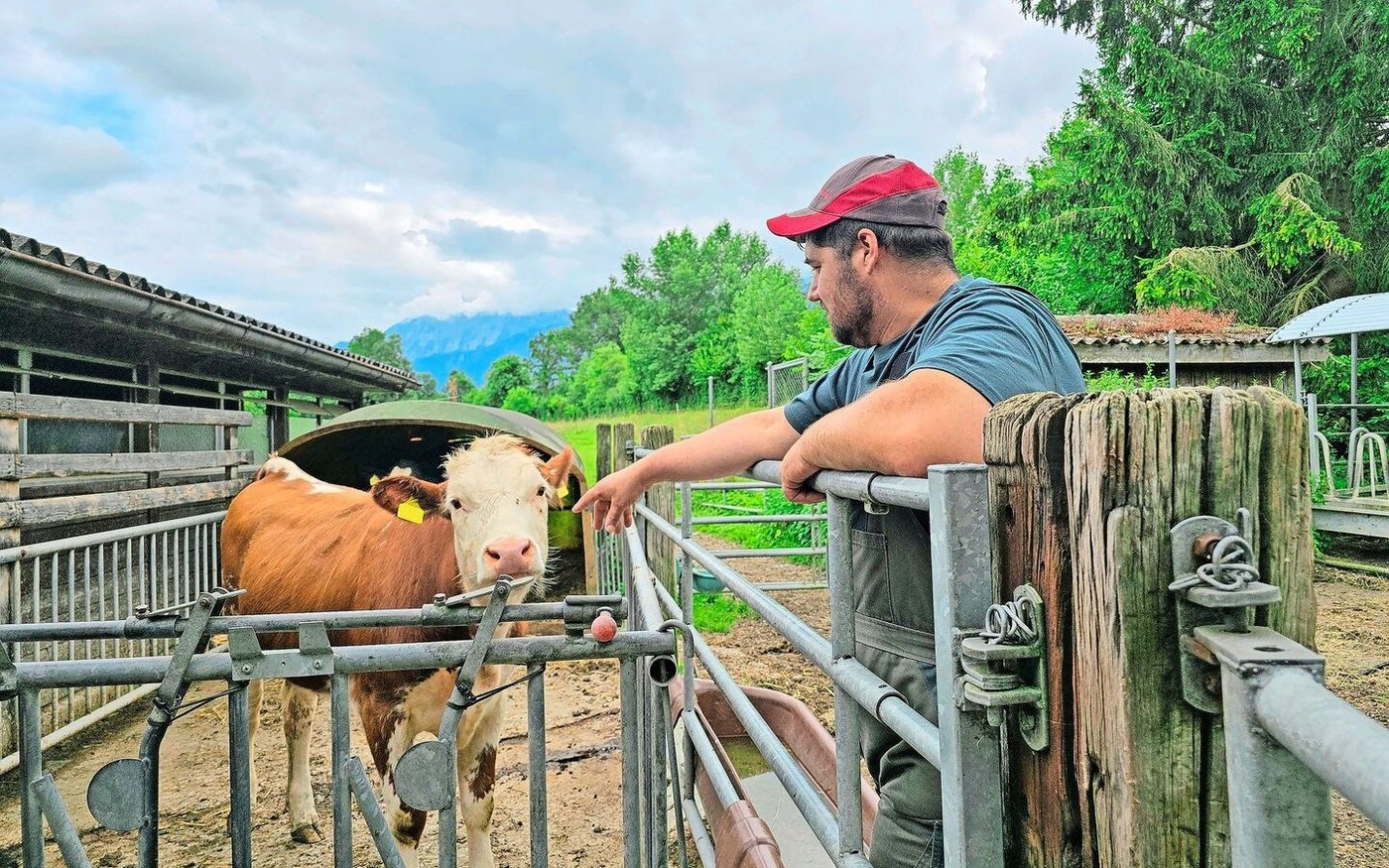 Alleine mit seinen Tieren: Andreas Dähler vermisst im Alltag den Kontakt mit Menschen und hätte gerne eine eigene Familie.