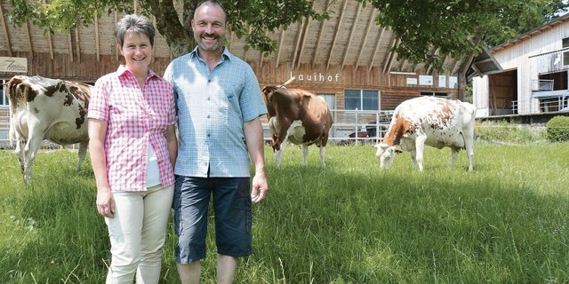 Weidebetrieb: Rita und Beat Wigger vom Lauihof in Marbach sind Gastgeberbetrieb der diesjährigen Hofgespräche.