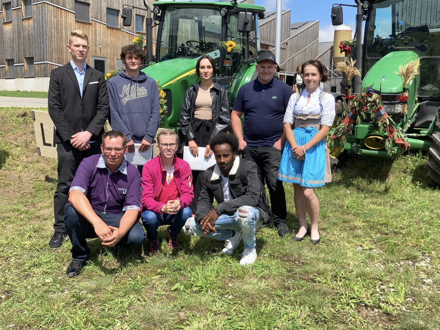 Dies sind die frisch gebackenen Agrartechniker/innen EBA. (Alexandra Stückelberger)