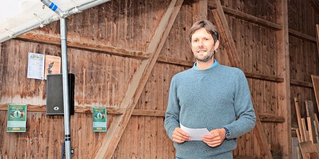 Nationalrat Kilian Baumann sprach am Gabris-Gespräch.