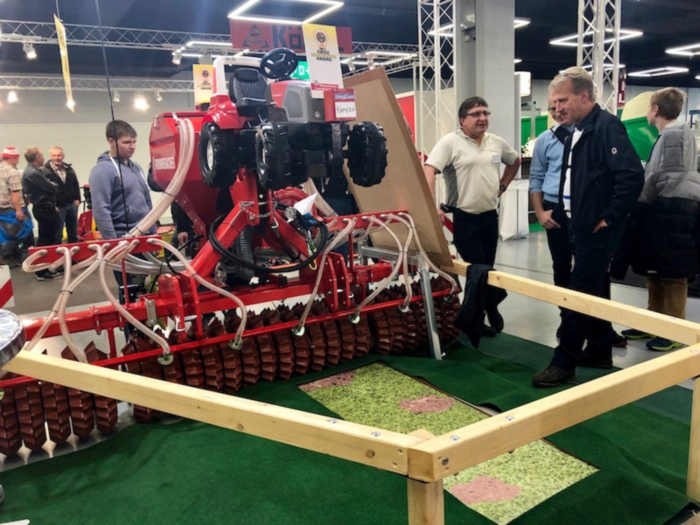 So wird das Sägerät an der Agrama vorgeführt. (Bild jba)