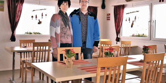 Ihre Besenbeiz ist für Brigitte und Urs Schuler zu einem wichtigen Betriebszweig geworden. Die Räume vergrössern können und wollen sie allerdings nicht. 