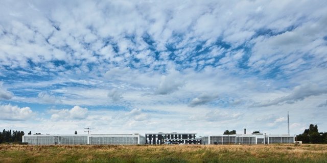 Das Areal des neuen Innovationszentrums ist so gross wie vier Fussballfelder. (Bild Steven Massart)