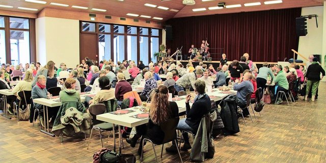 Das gemeinsame Mittagessen und die Musik rundeten die Wallfahrt ab.