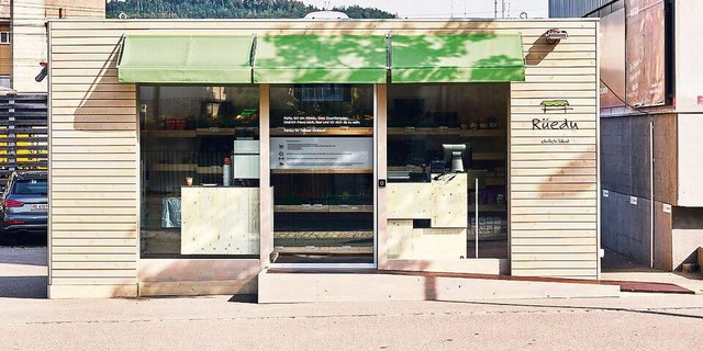 Agrovision Burgrain hat das Baugesuch für den erste Container-Laden nach dem Konzept von «Rüedu» eingereicht.