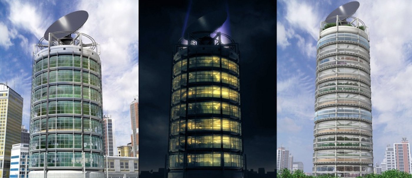 Farmscraper: Besonders für Städte eine Möglichkeit Lebensmittel zu produzieren. (Bild Wikimedia)