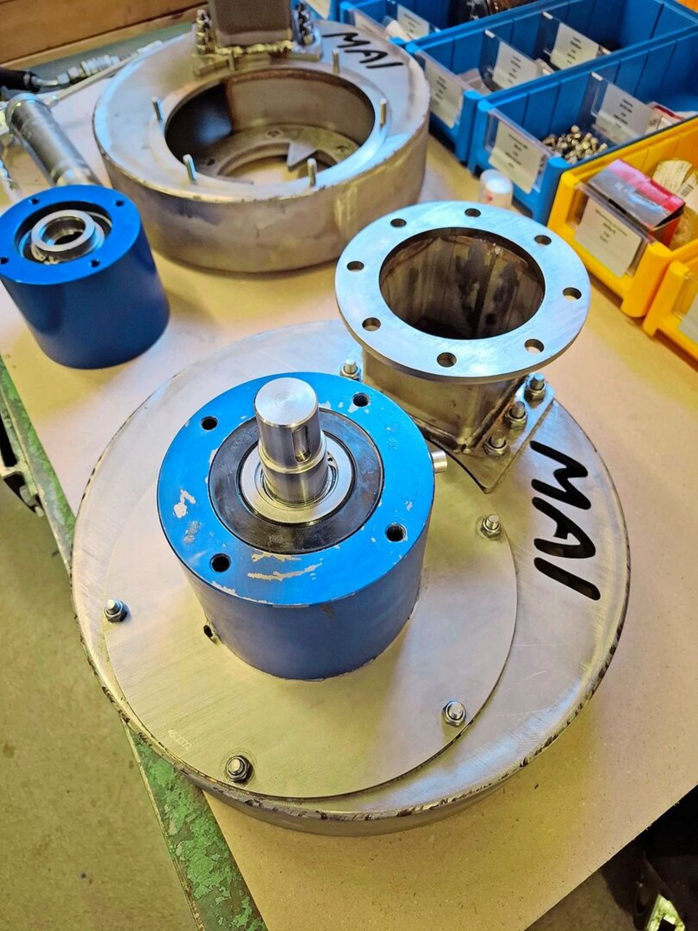 Im Rotor-Lager befindet sich das Patent der Nachstellung.