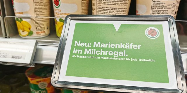 Der Marienkäfer im Milchregal ist ein Konsumentenversprechen. Bauern und Transporteure sind gefordert. 