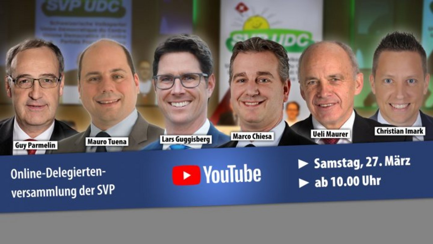 Die Delegierten der SVP positionieren sich klar gegen die Trinkwasser- und die Pestizid-Initiative. (Bild SVP)