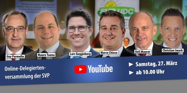 Die Delegierten der SVP positionieren sich klar gegen die Trinkwasser- und die Pestizid-Initiative. (Bild SVP)