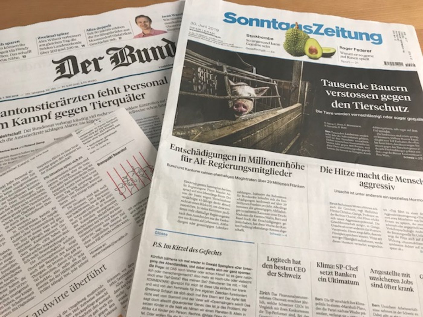 Geballte Macht der Zürcher Medienbarone: Tamedia-Titel können verteilt übers ganze Land polemisieren. (Bild akr)