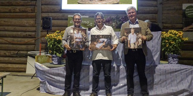 Der Zürcher Bauernverband setzt in seiner Kampagne zu den Nationalratswahlen auf diese Kandidaten (v. l. n. r.): Martin Hübscher, Martin Haab und Martin Farner. (Bild zVg)