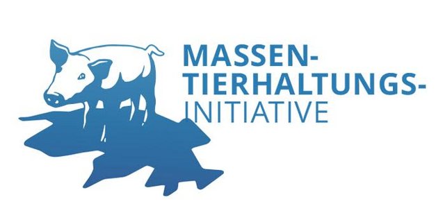 Das Logo der Massentierhaltungs-Initiative. (Bild akr)