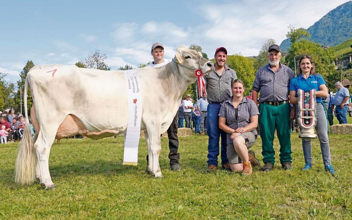 Biver Brava von Patrick Risi, Buochs, wurde sowohl Miss wie auch Schöneutersiegerin ältere.