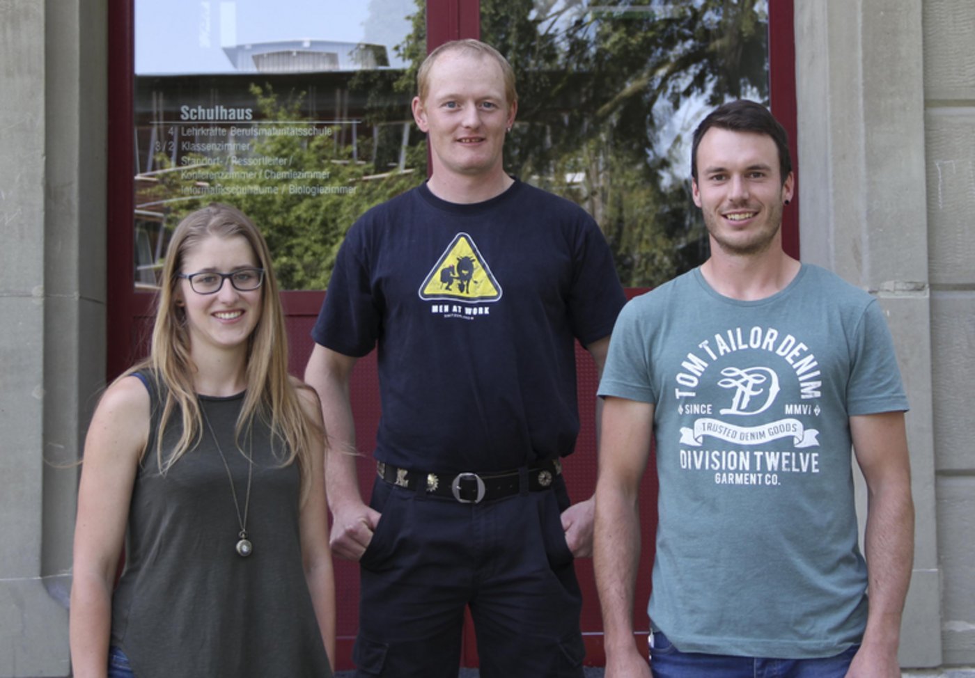 Beste Pflanzenkenntnisse bewiesen Manuela Bühler, Markus Fankhauser (Meister) und Fabian Loosli (v.l.n.r.). (Bild Inforama)