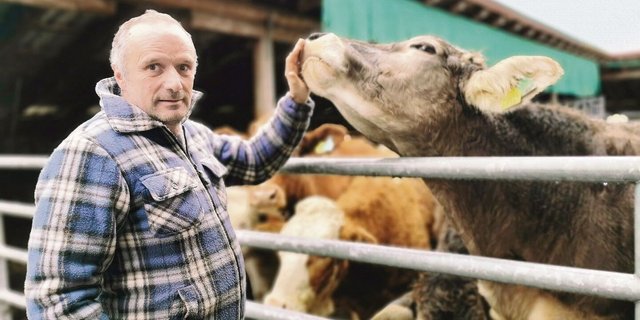 Die Rinder von Thomas Michel dürfen neu kein Antibiotika mehr bekommen. Das hat Aldi ohne Vorlaufzeit bestimmt.