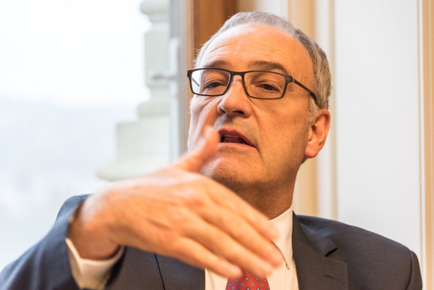 "Ich muss auch Wirtschaftskreise immer wieder darauf hinweisen, dass auch sie manchmal aus der Staatskasse Geld erhalten, etwa für ökologische Massnahmen. Sie nennen das einfach nicht Direktzahlung. (Bild hja)