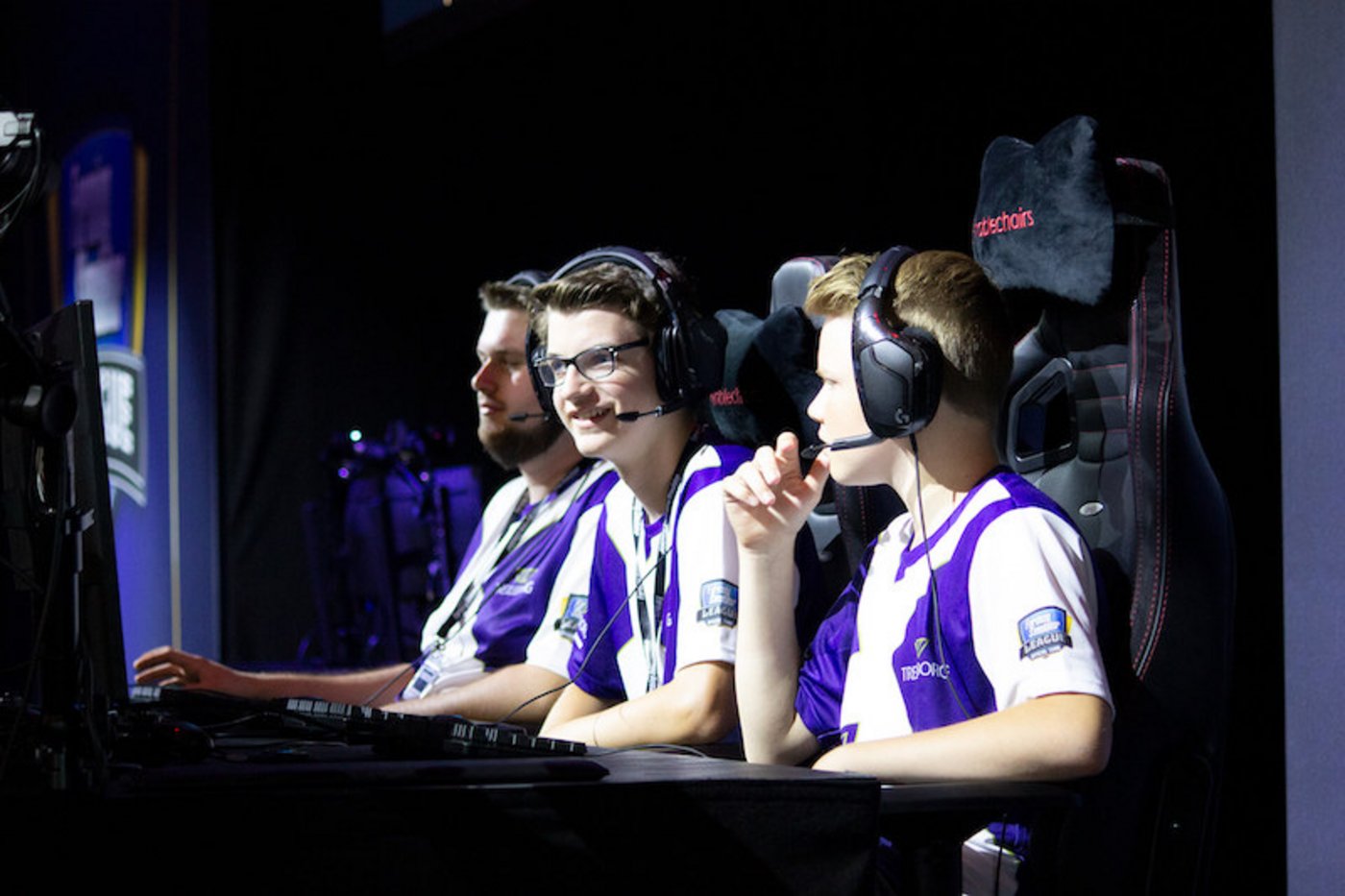 Für Trelleborg sassen Simon Hollwerk, Lukas Bauer und Felix Hasenberger am Drücker. (Bild zVg)