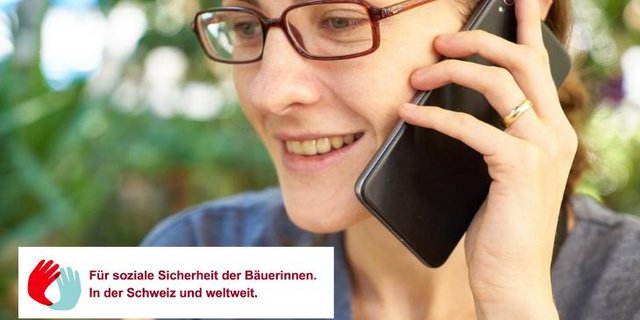 Am 12. Oktober geben Fachpersonen gratis über eine Hotline Auskunft zu sozialer Absicherung und Entlöhnung von Bäuerinnen in der Schweiz. (Bild Pixabay/Logo SBLV)
