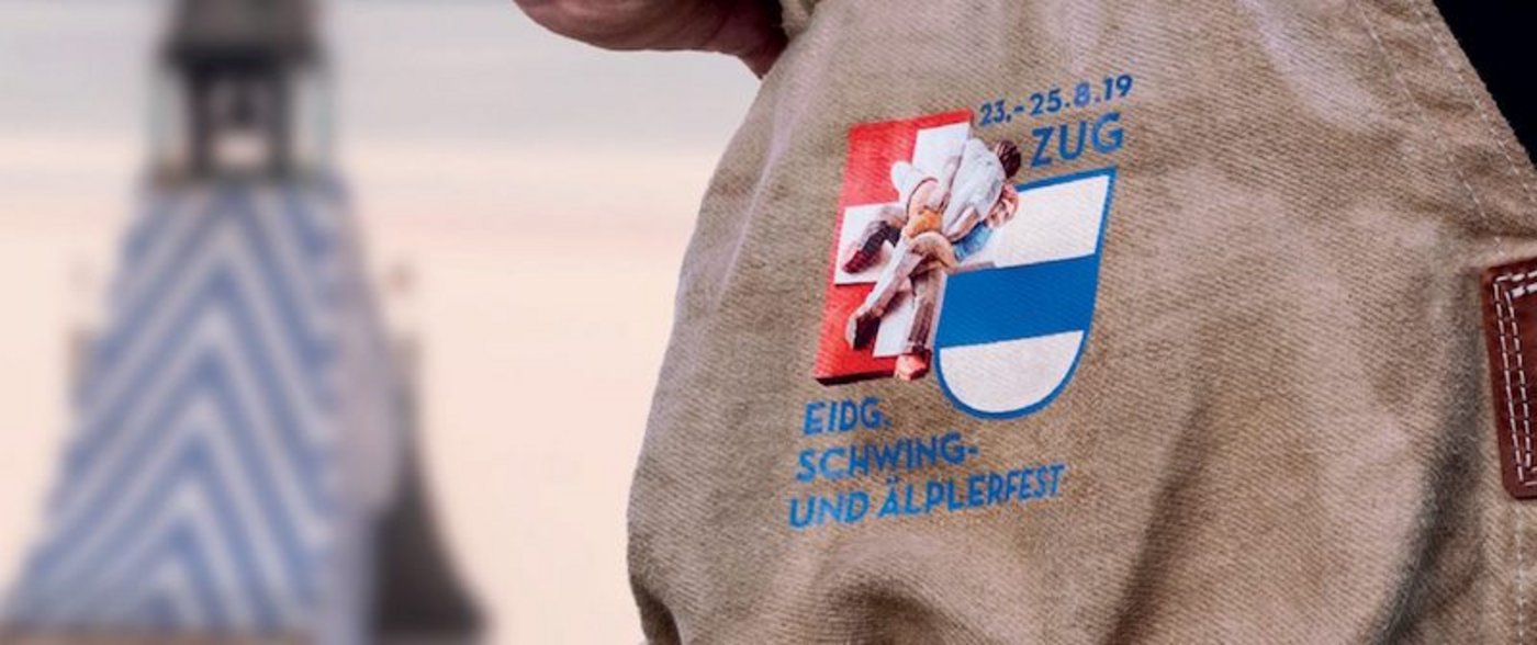 Am Eidgenössischen Schwing- und Älplerfest massen sich bisher auch die Hornusser. (Bild esafzug.ch)