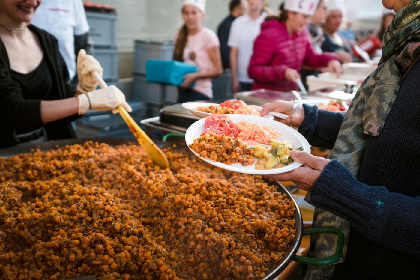 Trotz Corona kommt auch in diesem Jahr das Essen nicht zu kurz: Statt eines Foodsave-Banketts ist ein Foodsave-Take-Away geplant. (Bild Pascale Amez)