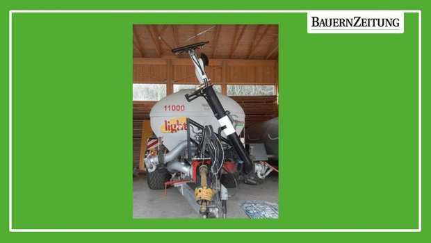 David Döller aus Reichenau an der Rax (A) konstruierte einen hydraulischen Saugarm zum Gülleabpumpen. (Bild David Döller)