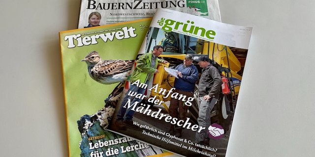 Die «Tierwelt» kommt zur Schweizer Agrarmedien AG – und damit zum Fachmagazin «die grüne» und der Wochenzeitung «BauernZeitung» (Bild: «die grüne» / Jürg Vollmer)