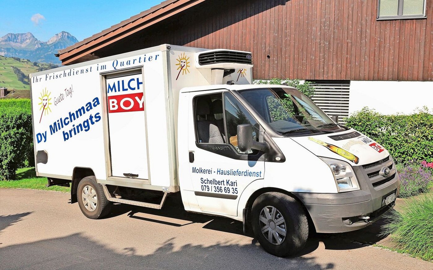 Trotz nur kurzen Strecken von Kunde zu Kunde kommt der Lieferwagen von Kari Schelbert jährlich auf rund 10 000 km.