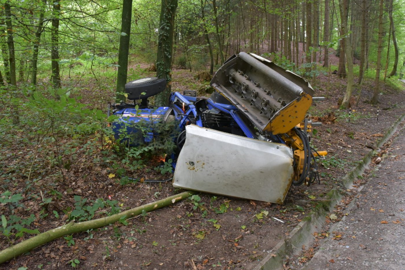 Warum die Frau von der Strasse kam, ist noch nicht bekannt. (Bild Kantonspolizei Zürich)