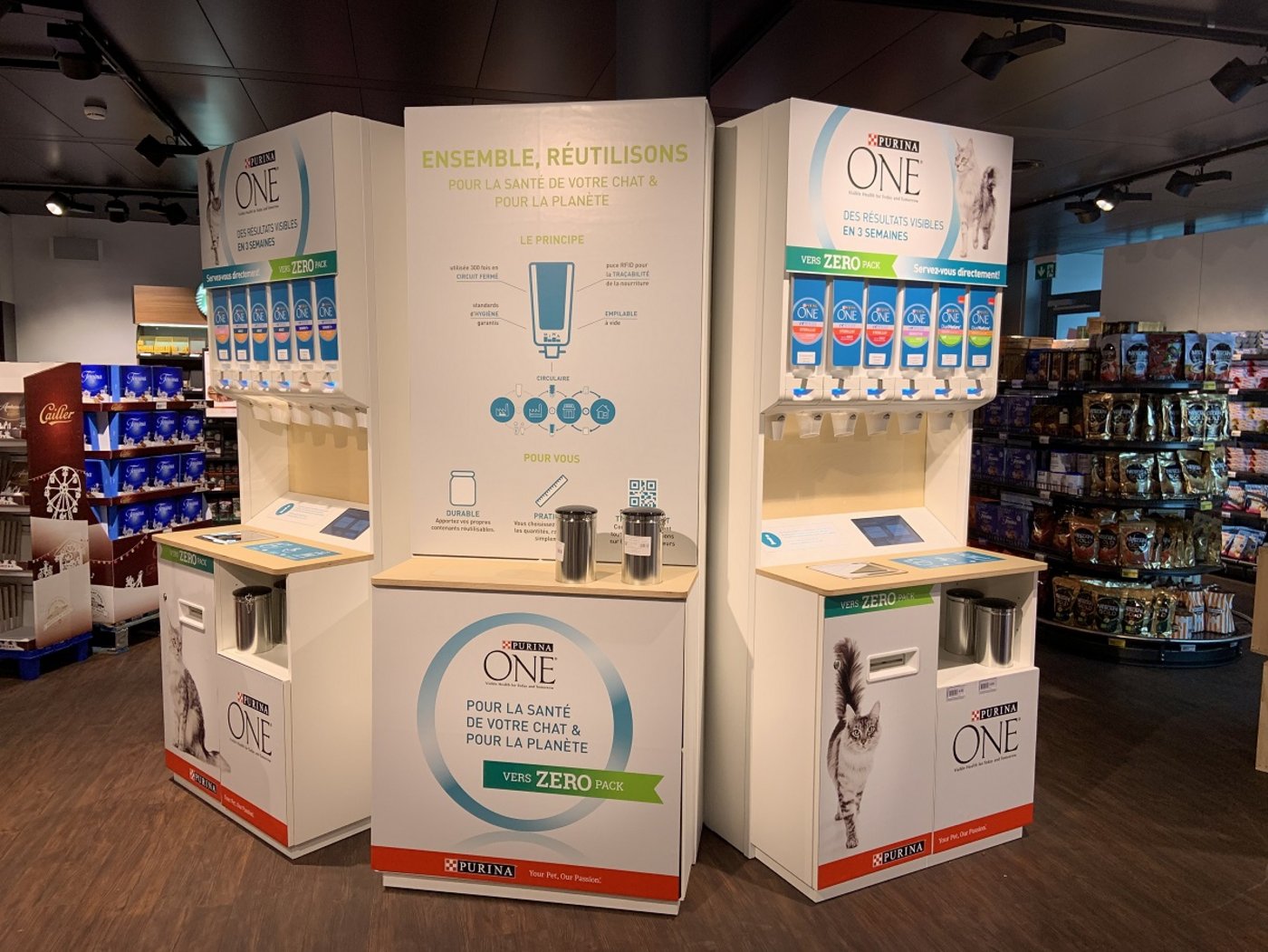 Informationen zum Produkt in den Abfüllstationen gibt es per QR-Code. (Bild zVg)