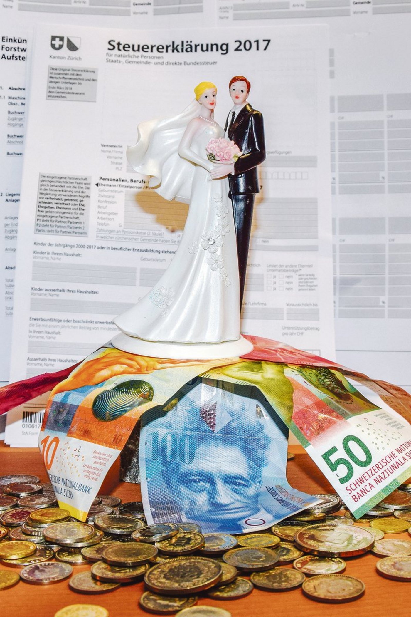 Die Unterhaltszahlung muss auch versteuert werden. (Bild BauZ)