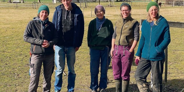 Ursina und Niculin Töndury arbeiten in einer Solawi.