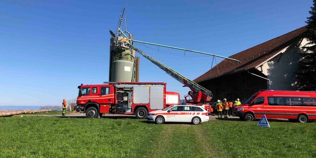 Zum Unfall kam es am vergangenen Montagnachmittag (23. März 2020). (Bild Kapo SG)