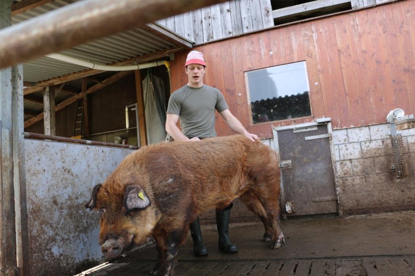 „Ich wusste sofort, das ist genau die Herausforderung, die ich suche“: Jungbauer Florian Oeler. (Bilder Eveline Dudda)