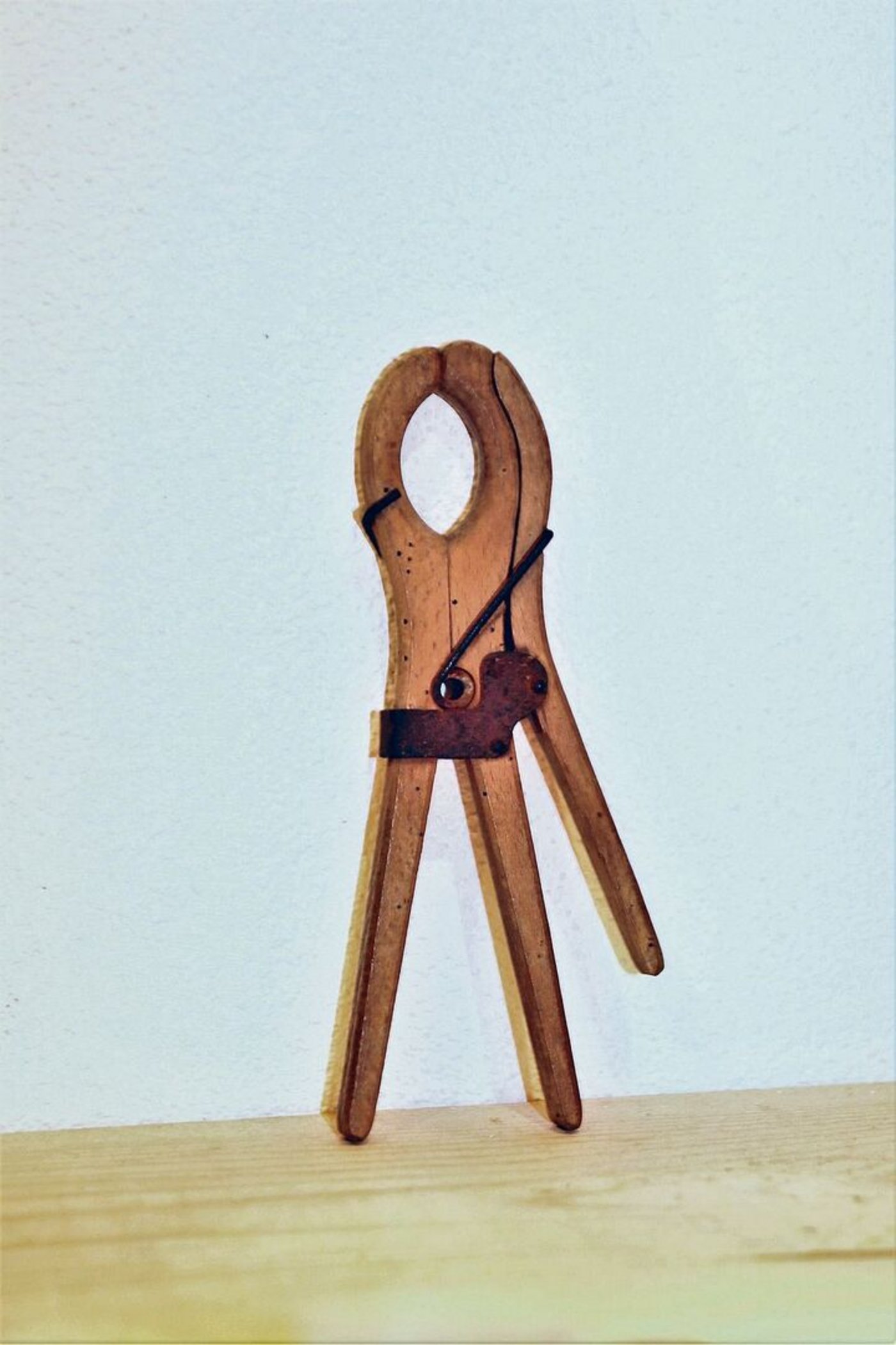 «Kuhschwanz-Klammer» zum Fixieren beim Handmelken.