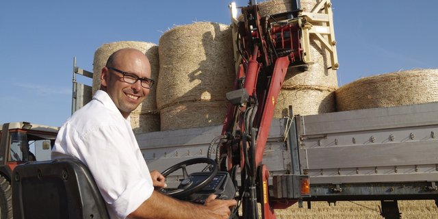 Claude Peguiron ist der 6000. Knospe-Produzent in der Schweiz. (Bild Bio Suisse)