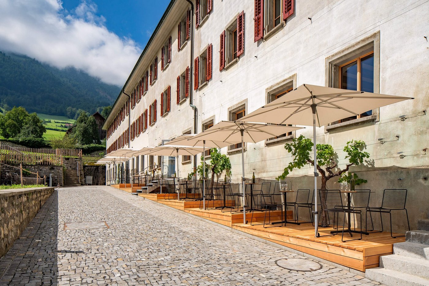 Das ehemalige Kapuzinerkloser in Stans bietet eine beeindruckende Kulisse. (Bilder Culinarium Alpinum)