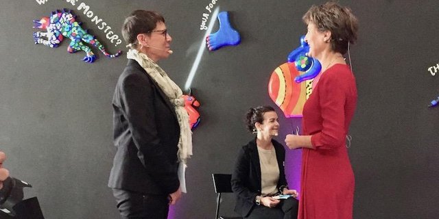 SBLV-Präsidentin Anne Challandes (links) wurde von Bundespräsidentin Simonetta Sommaruga zu einem Gespräch eingeladen. «Ich fühlte mich gehört», sagt sie. (Bild SBLV)