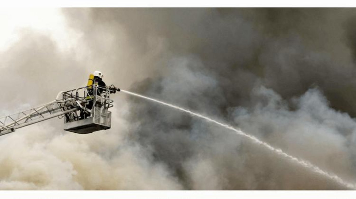 Trotz Grosseinsatz, kam für 2000 Schweine die Hilfe zu spät. (Bild zVg)