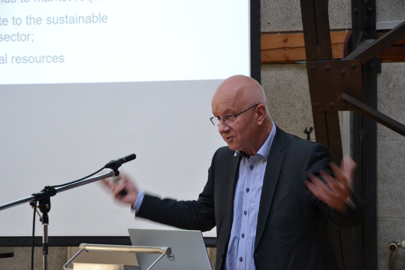 Der scheidende BLW-Direktor Bernard Lehmann sprach über Landnutzungs-Konflikte im grossen Moos. (Bild jsc)