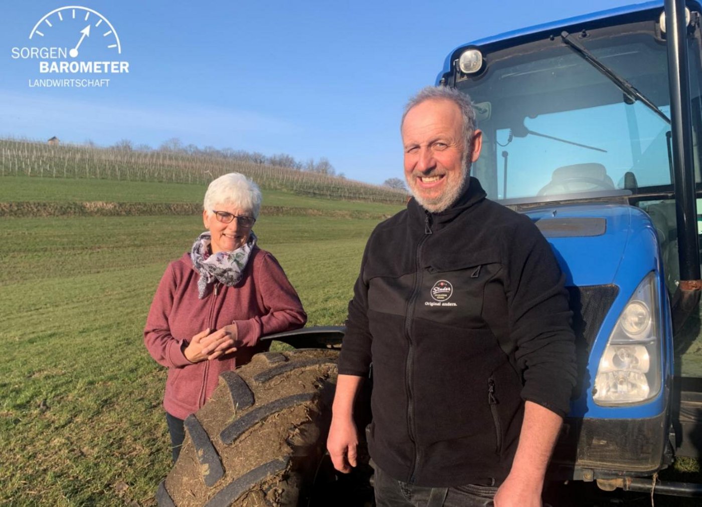 Ruth und Hans Gurtner bauern seit eh und je. Sie vermissen die Wertschätzung gegenüber der Landwirtschaft. (Bild Fabio Giger)