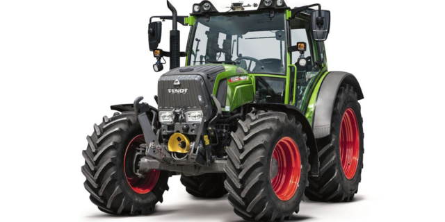 Ein Fendt-Traktor 211 Vario.