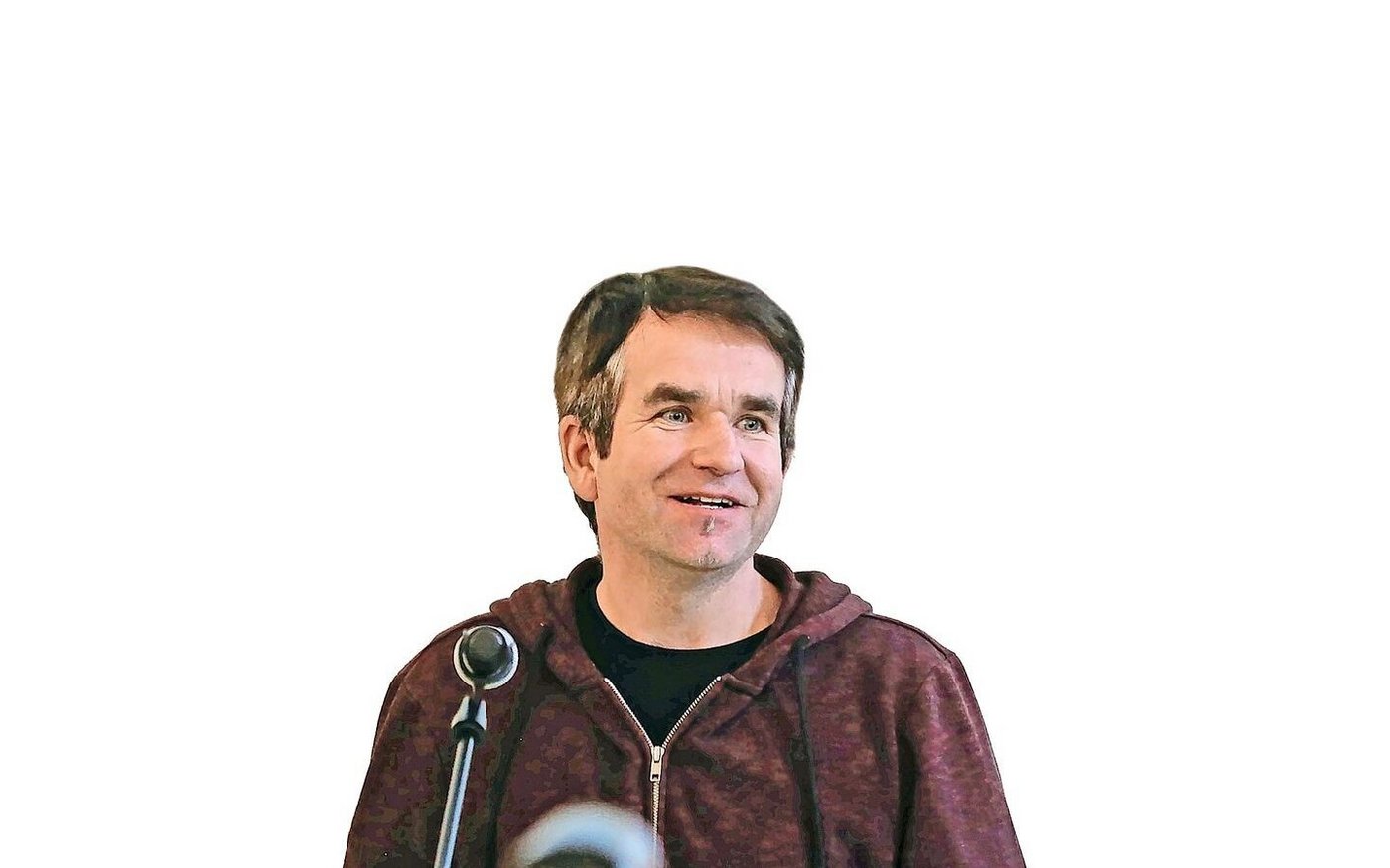 Biobauer Beat Riedweg stellte die App Beyeli vor.