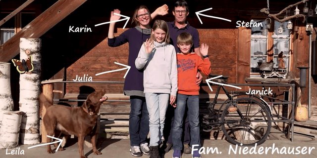 Am Beispiel der Bauernfamilie Niederhauser erklärt das BLW, wie sich die AP 22+ auf Schweizer Bäuerinnen und Bauern auswirken soll. (Bild Screenshot Video BLW)