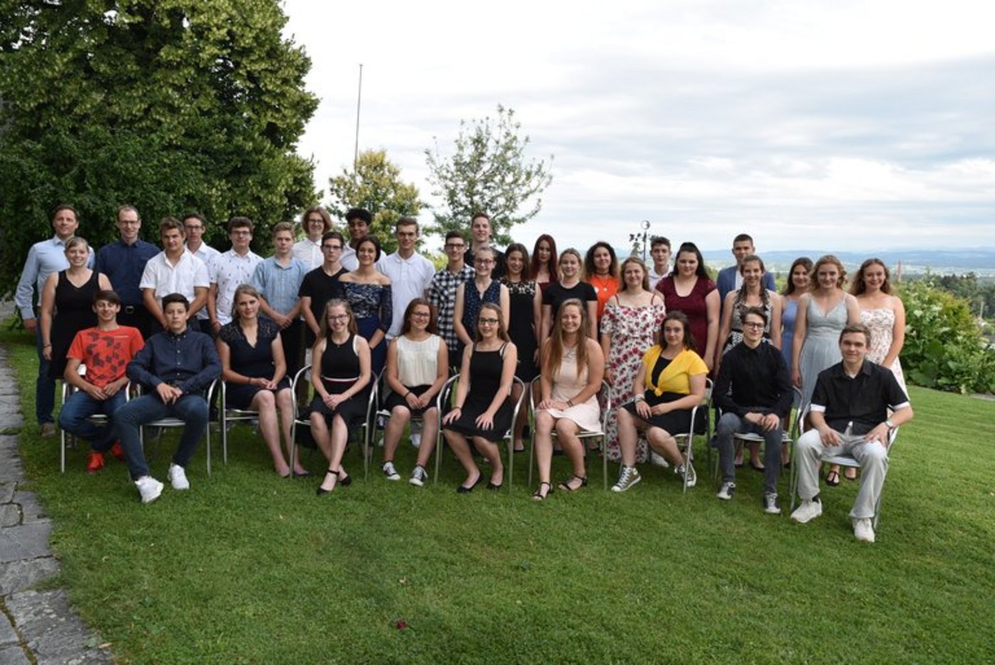 Die Absolventinnen und Absolventen 2017/18. (Bild zVg)