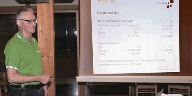 Sei 30 Jahren gibt es die Informationsanlässe im Kanton Schwyz. Seit Beginn an dabei ist Berater Paul Ebnöther.