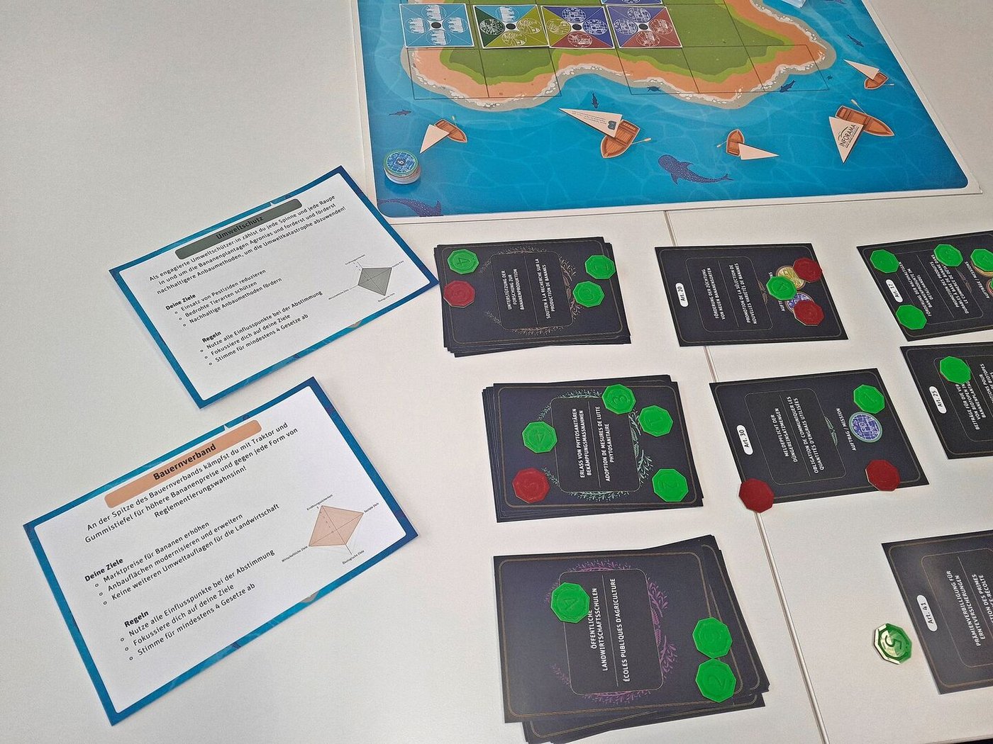 Aufträge, Abstimmungen und eine Insel, die es geschickt zu nutzen gilt: Das ist Agronia.