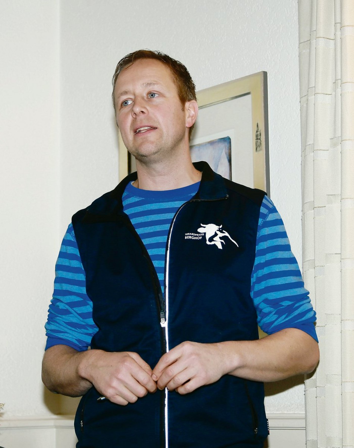 Spezialist in Fortpflanzungsfragen: Veterinär Andreas Bucher.(Bild Heinz Abegglen)