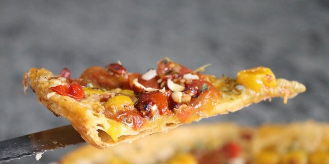 Die fertige Tomaten-Tarte. (Bilder rae)