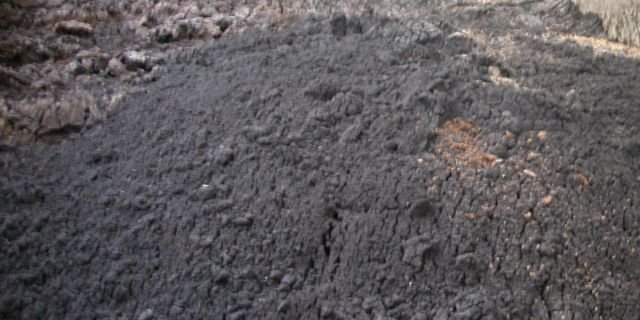 Klärschlamm-Lager. (Bild BauZ)